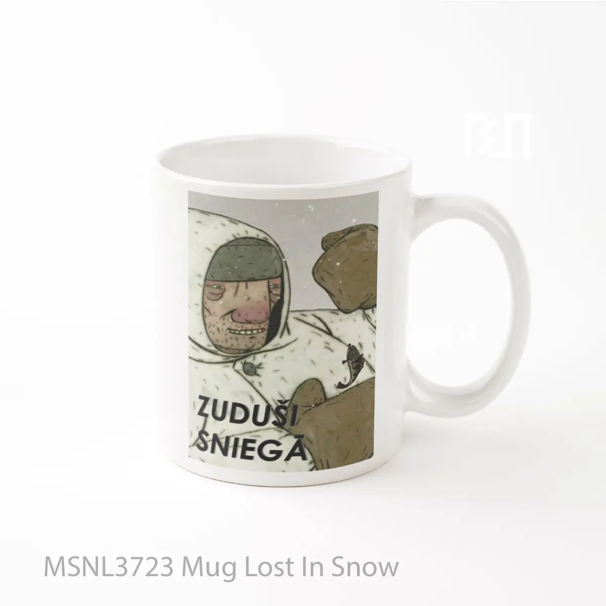 Mug Lost In Snow Gelas Keramik Tema Film MSNL3723