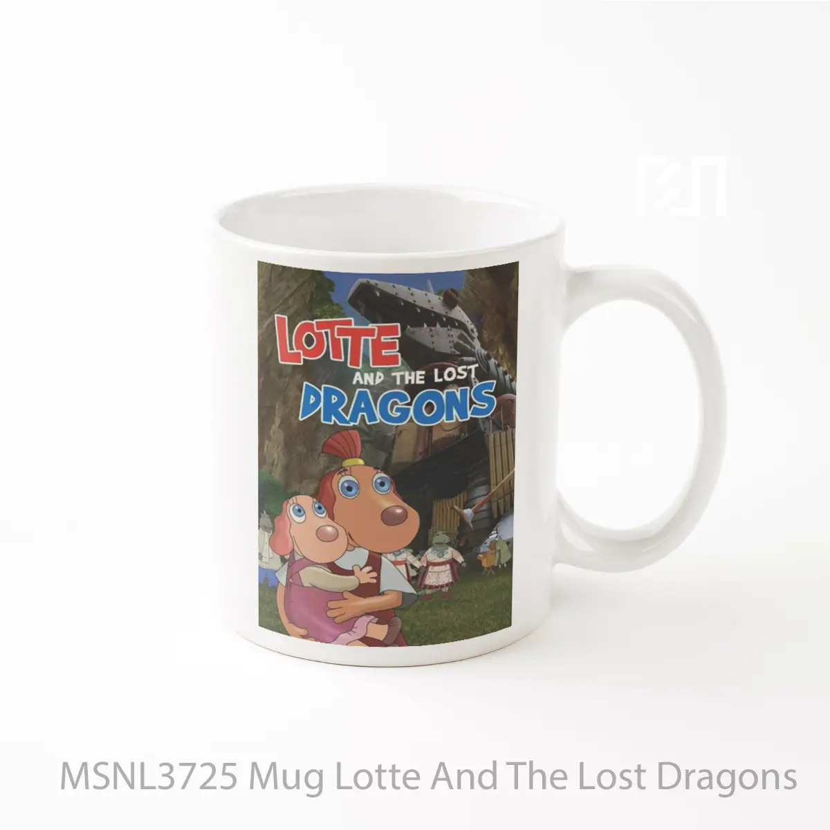 Mug Lotte And The Lost Dragons Gelas Keramik Tema Film MSNL3725