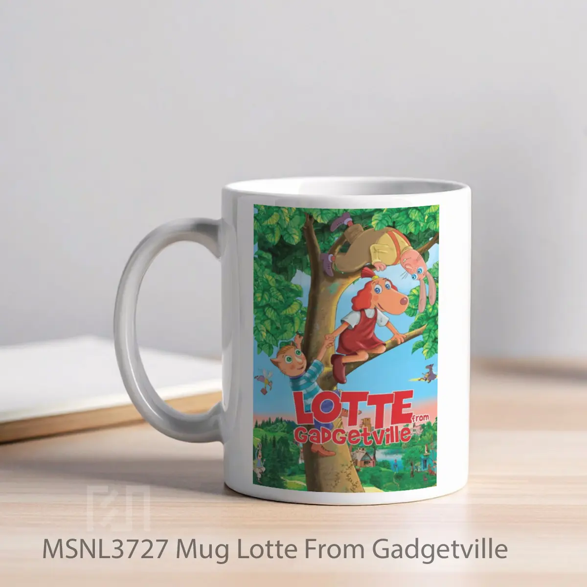 Mug Lotte From Gadgetville Gelas Keramik Tema Film MSNL3727 - Tampak Kiri
