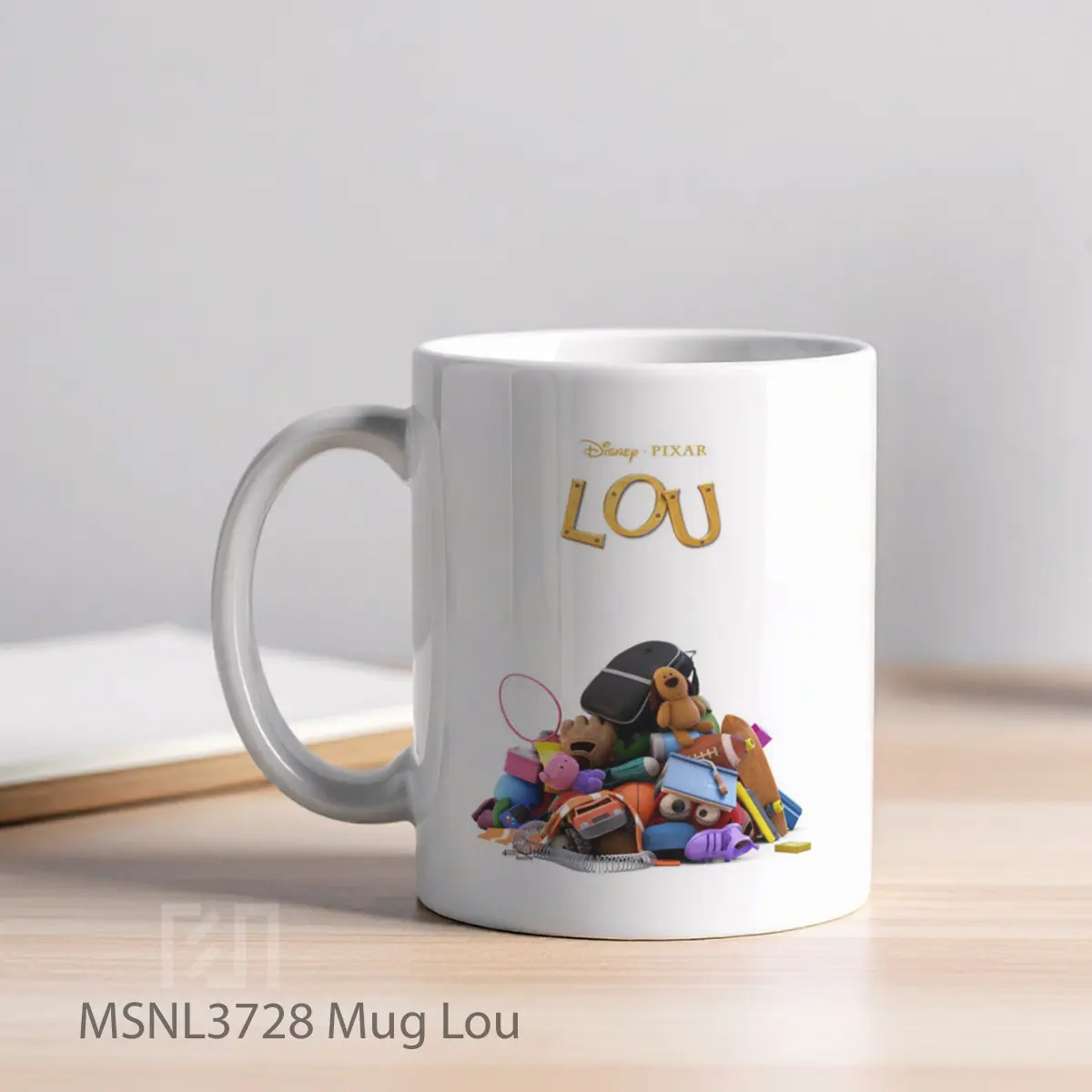 Mug Lou Gelas Keramik Tema Film MSNL3728 - Tampak Kiri