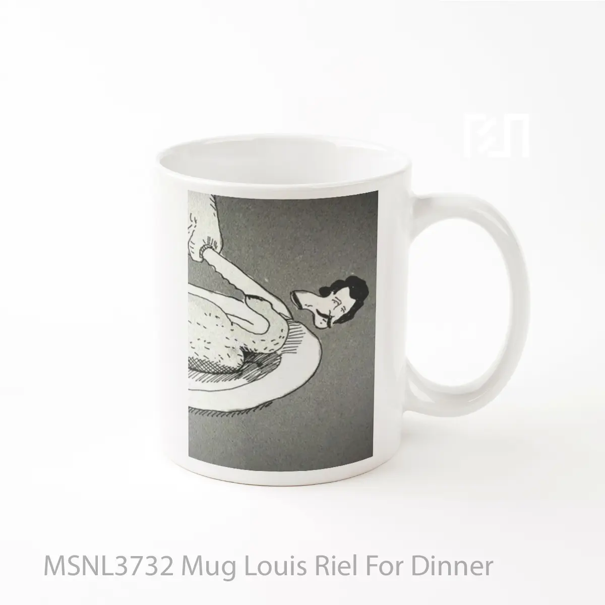 Mug Louis Riel For Dinner Gelas Keramik Tema Film MSNL3732