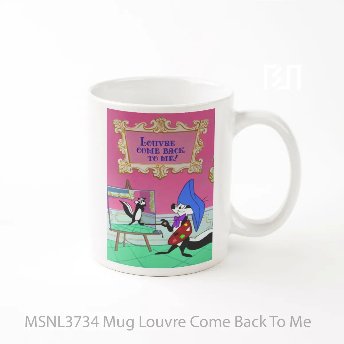 Mug Louvre Come Back To Me Gelas Keramik Tema Film MSNL3734