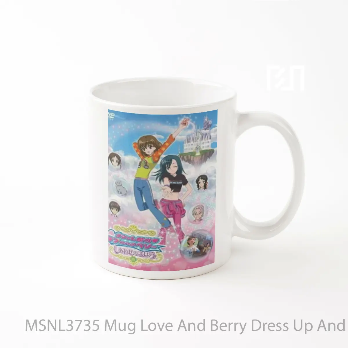Mug Love And Berry Dress Up And Dance Magic Of Happiness Gelas Keramik Tema Film MSNL3735