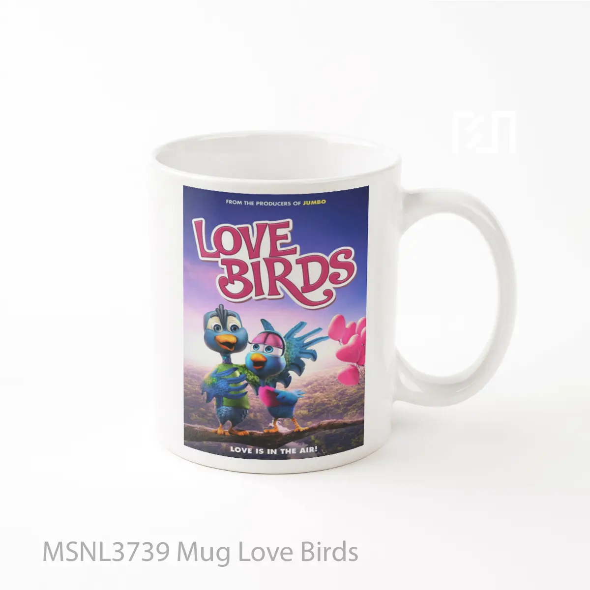 Mug Love Birds Gelas Keramik Tema Film MSNL3739