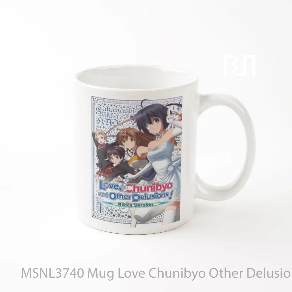Mug Love Chunibyo Other Delusions Rikka Version Gelas Keramik Tema Film MSNL3740