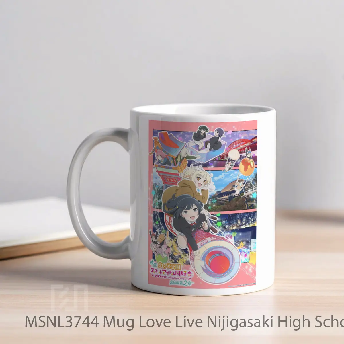 Mug Love Live Nijigasaki High School Idol Club Final Chapter Part 2 Gelas Keramik Tema Film MSNL3744 - Tampak Kiri