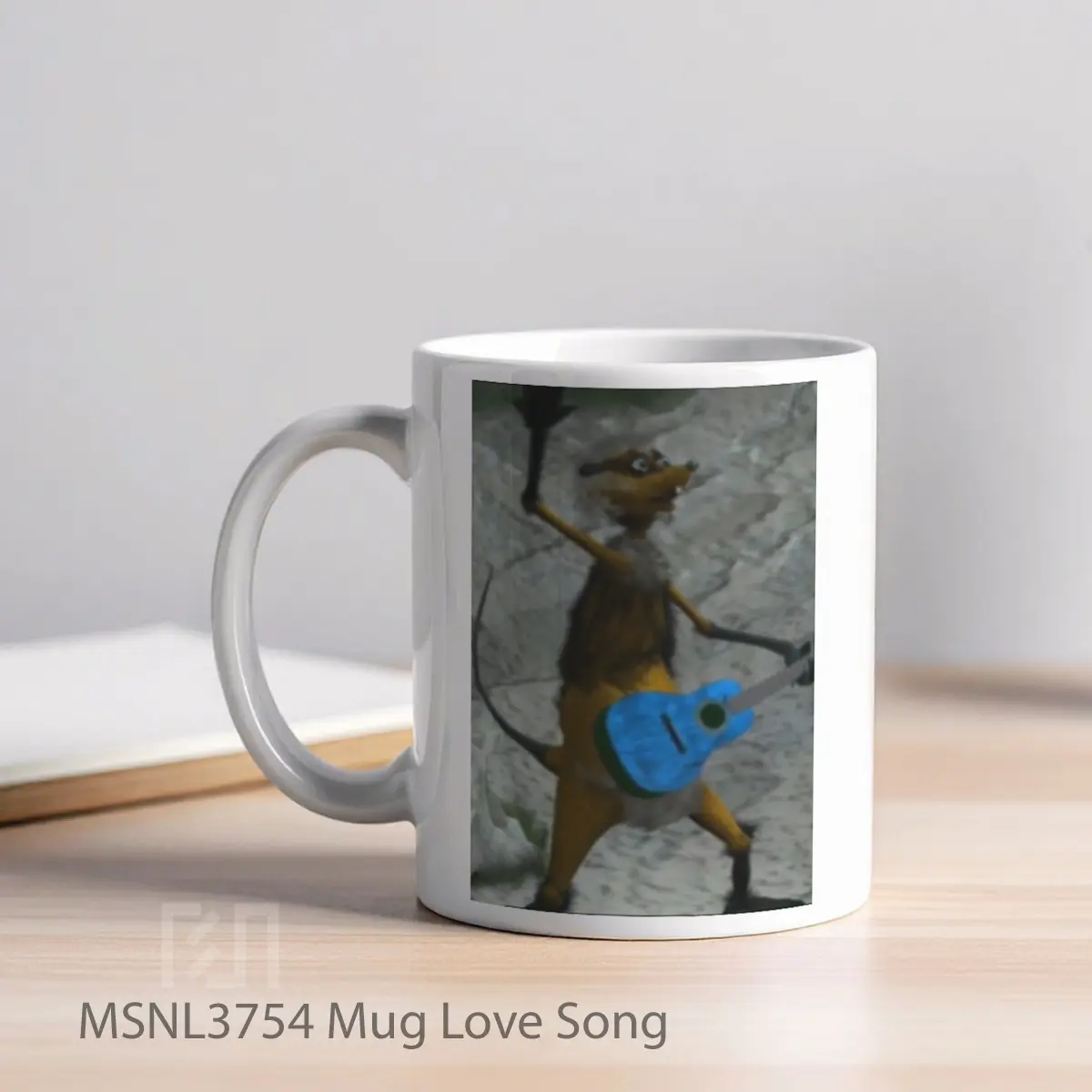 Mug Love Song Gelas Keramik Tema Film MSNL3754 - Tampak Kiri