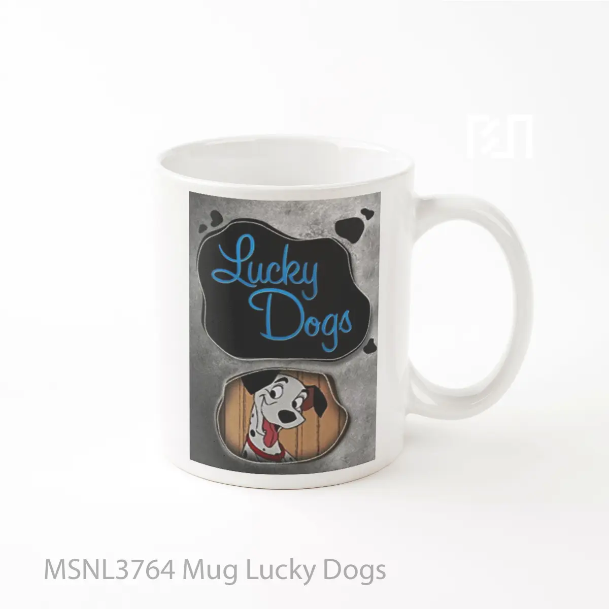 Mug Lucky Dogs Gelas Keramik Tema Film MSNL3764