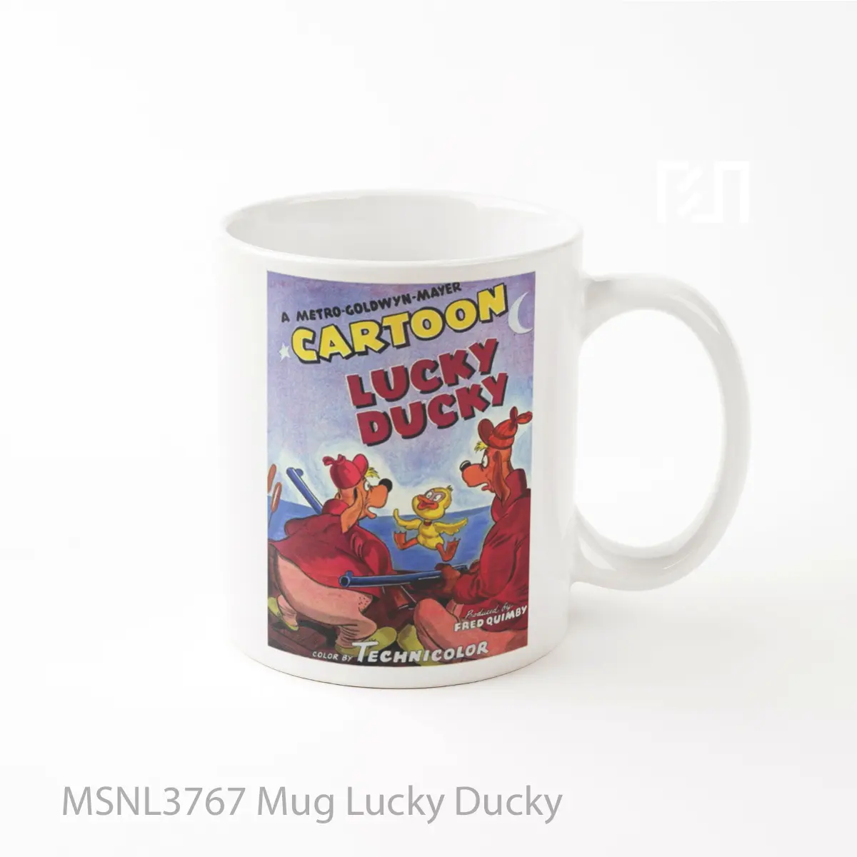 Mug Lucky Ducky Gelas Keramik Tema Film MSNL3767