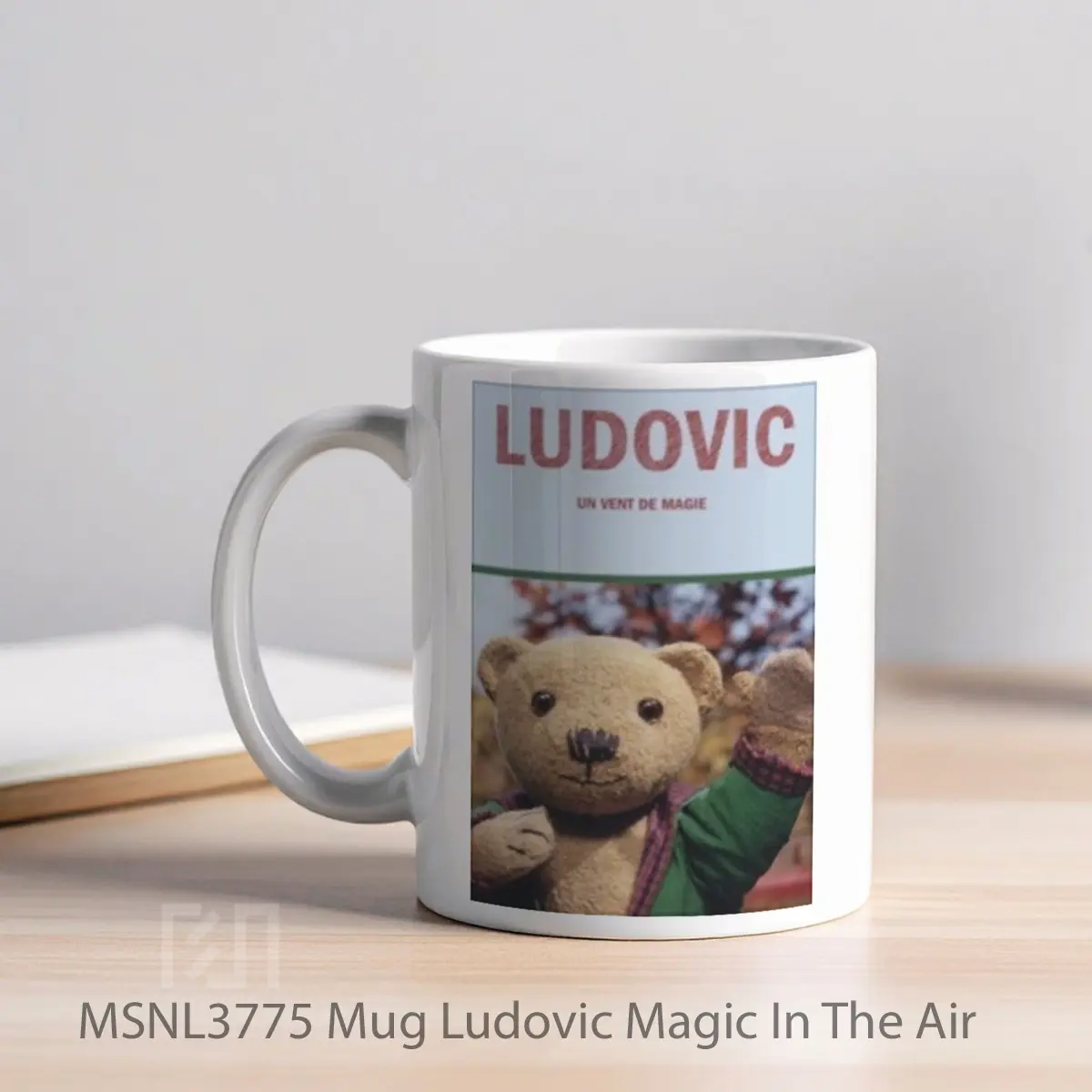 Mug Ludovic Magic In The Air Gelas Keramik Tema Film MSNL3775 - Tampak Kiri