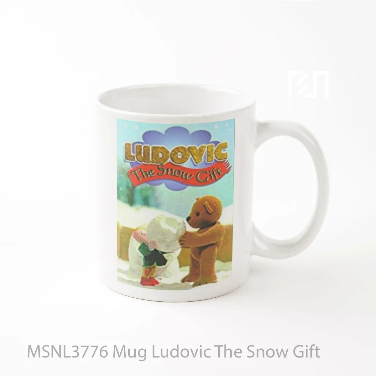 Mug Ludovic The Snow Gift Gelas Keramik Tema Film MSNL3776