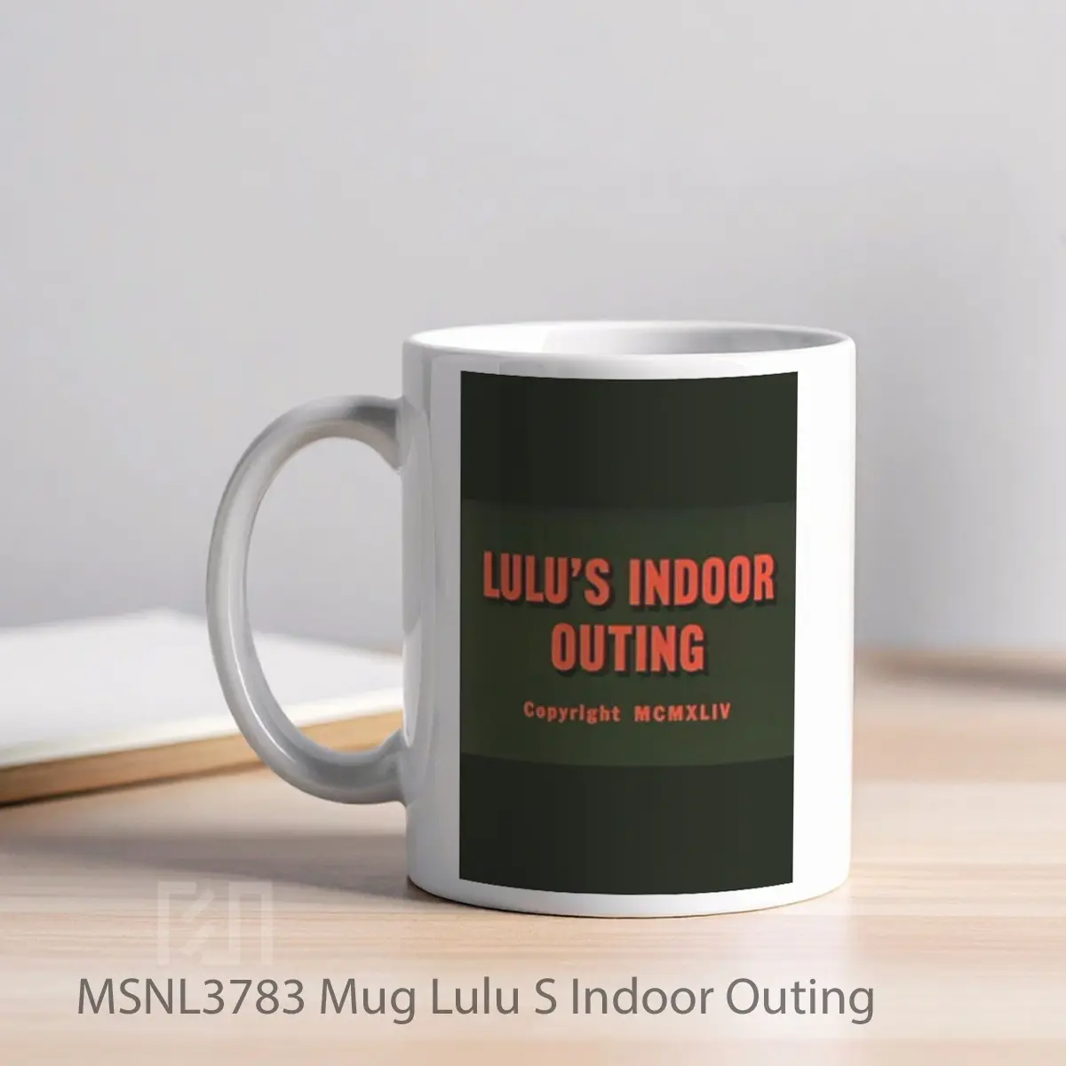 Mug Lulu S Indoor Outing Gelas Keramik Tema Film MSNL3783 - Tampak Kiri