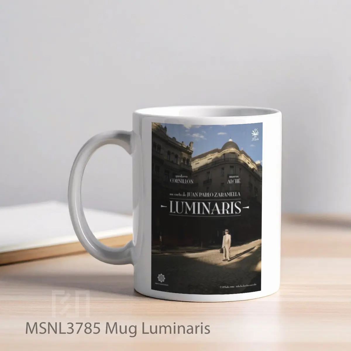 Mug Luminaris Gelas Keramik Tema Film MSNL3785 - Tampak Kiri