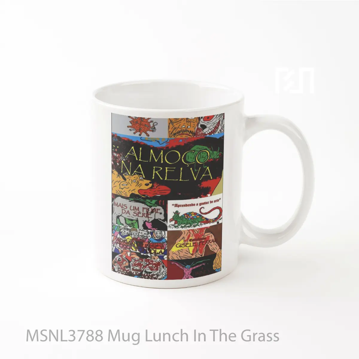 Mug Lunch In The Grass Gelas Keramik Tema Film MSNL3788