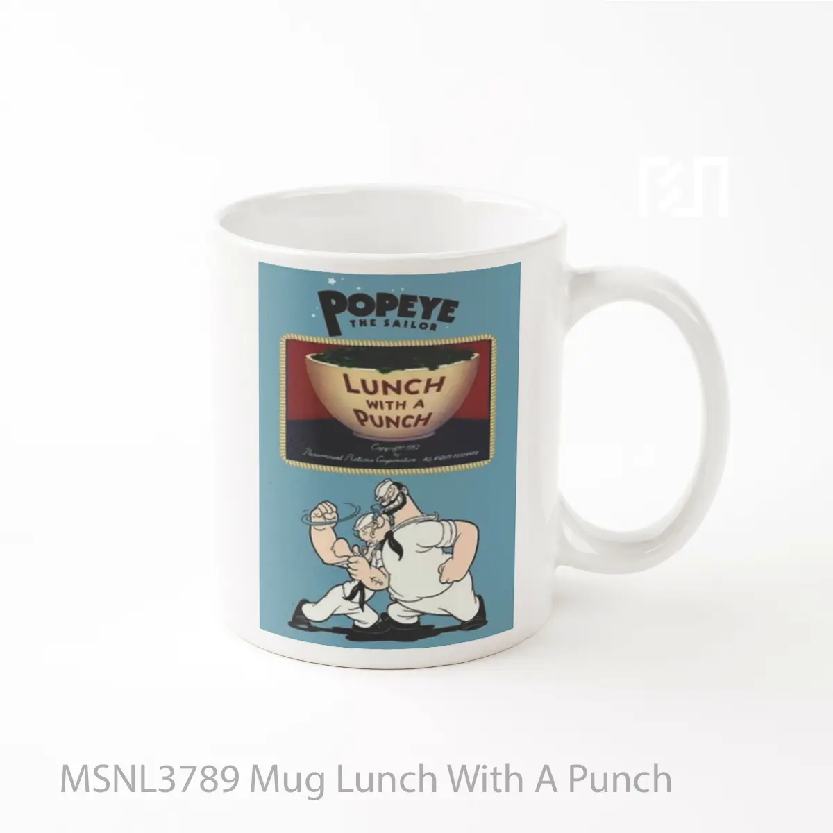Mug Lunch With A Punch Gelas Keramik Tema Film MSNL3789
