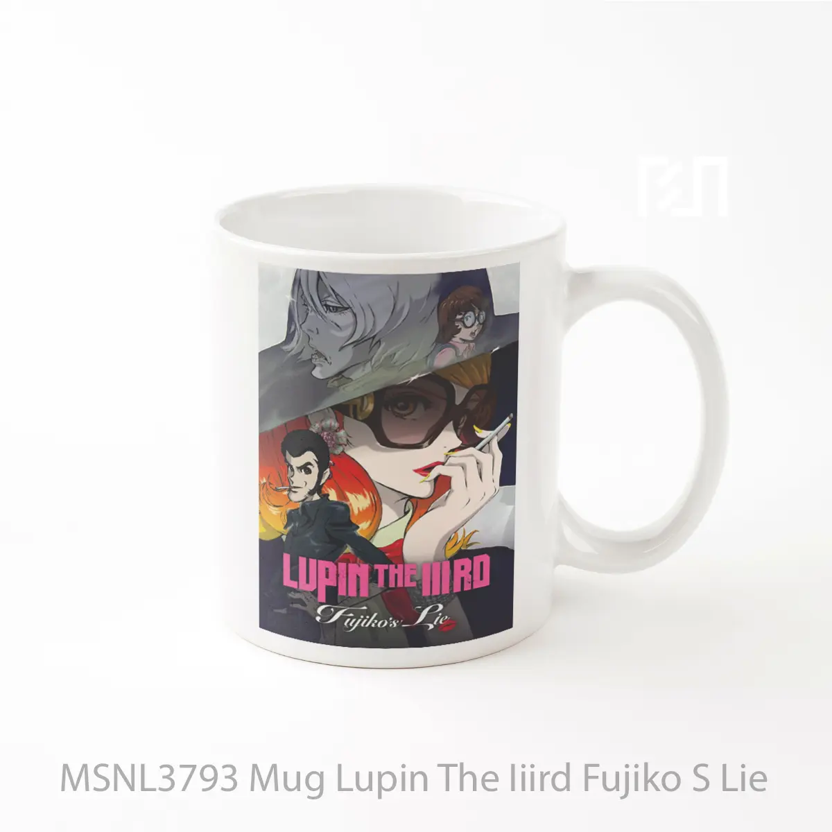 Mug Lupin The Iiird Fujiko S Lie Gelas Keramik Tema Film MSNL3793