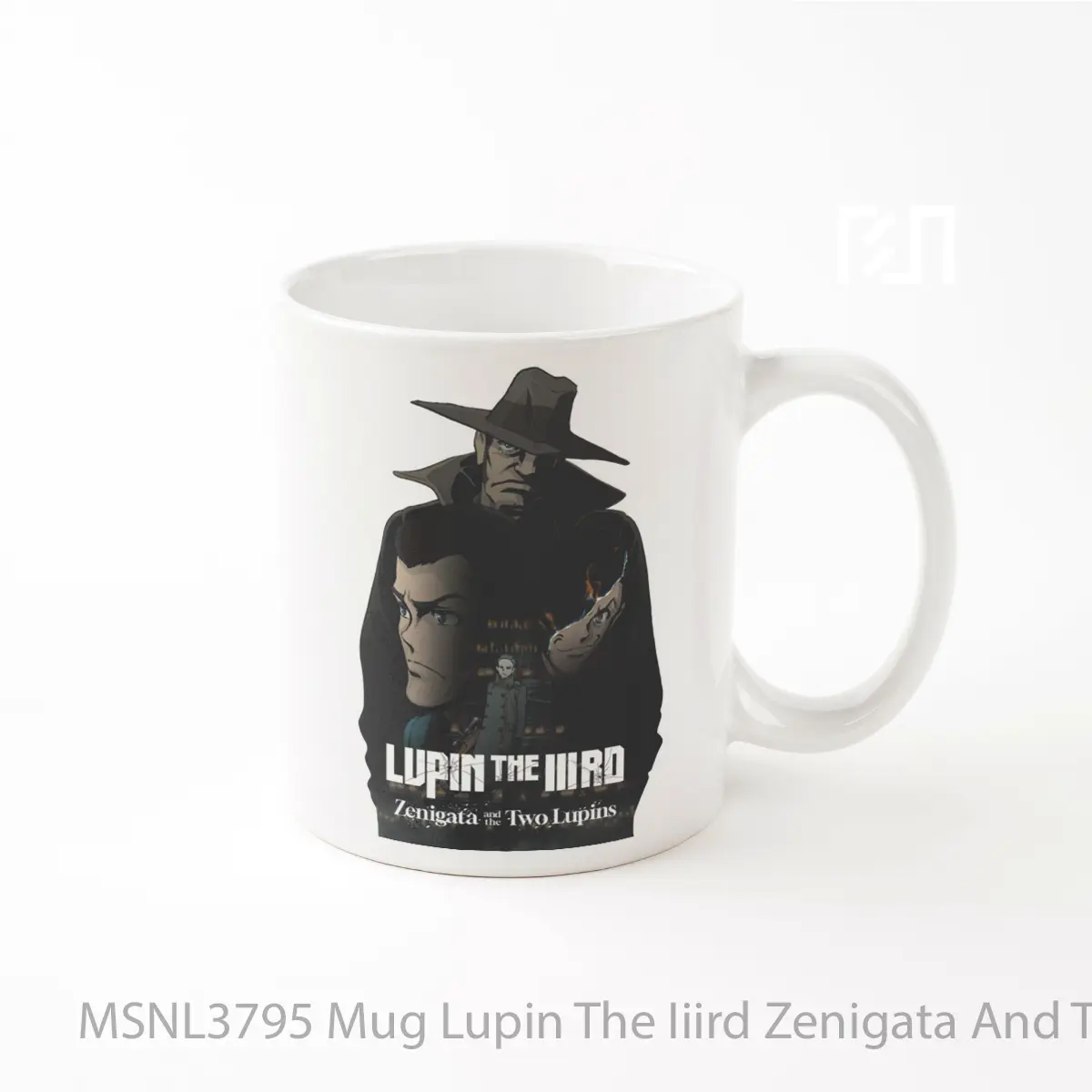 Mug Lupin The Iiird Zenigata And The Two Lupins Gelas Keramik Tema Film MSNL3795