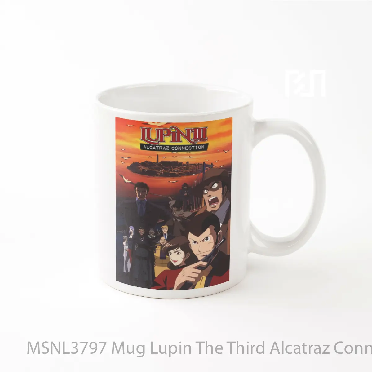 Mug Lupin The Third Alcatraz Connection Gelas Keramik Tema Film MSNL3797