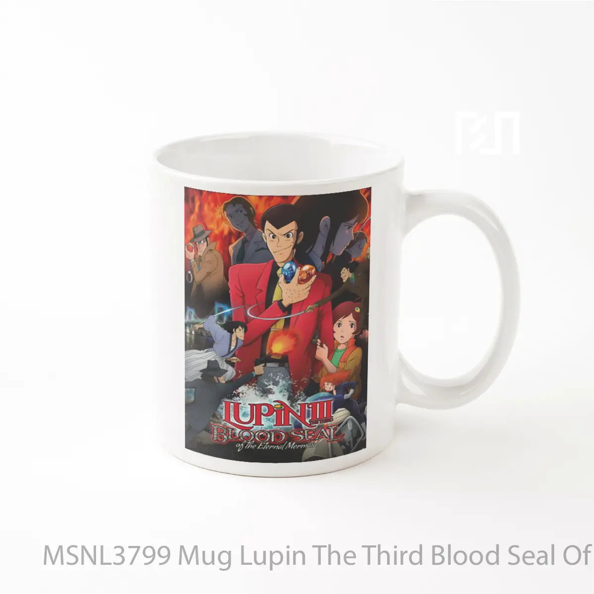 Mug Lupin The Third Blood Seal Of The Eternal Mermaid Gelas Keramik Tema Film MSNL3799