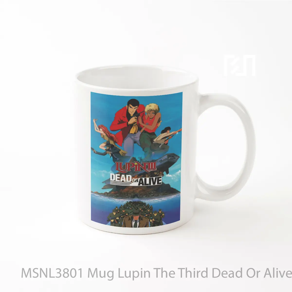 Mug Lupin The Third Dead Or Alive Gelas Keramik Tema Film MSNL3801