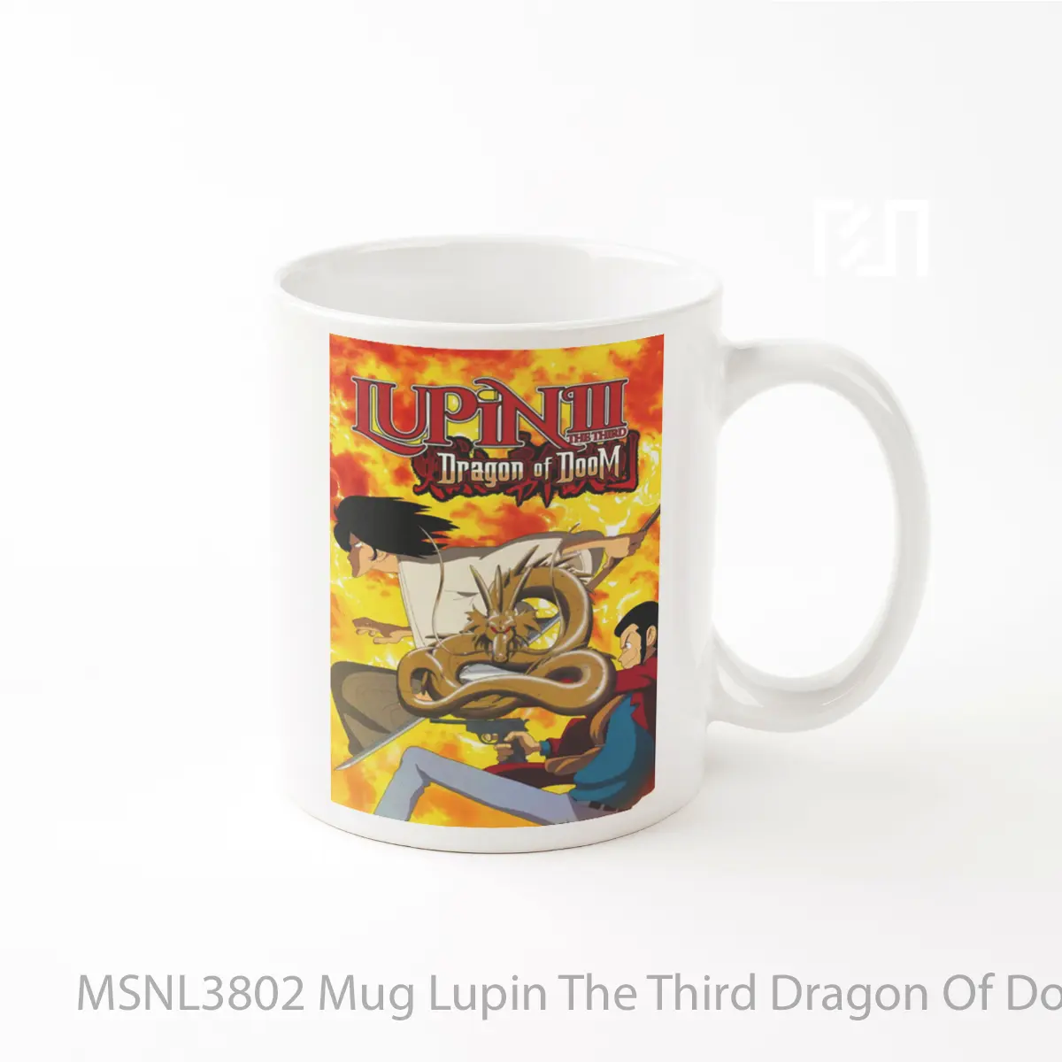 Mug Lupin The Third Dragon Of Doom Gelas Keramik Tema Film MSNL3802