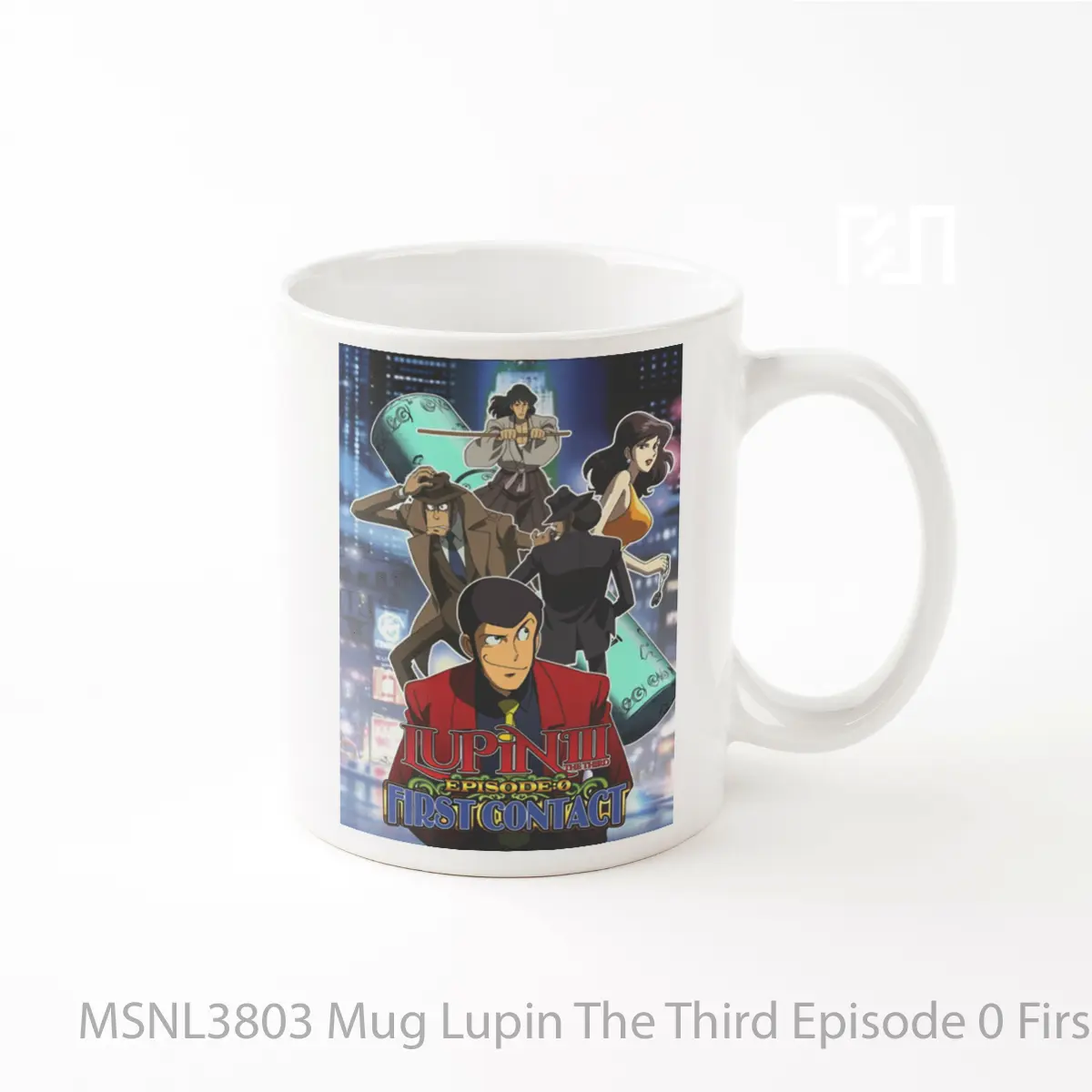 Mug Lupin The Third Episode 0 First Contact Gelas Keramik Tema Film MSNL3803