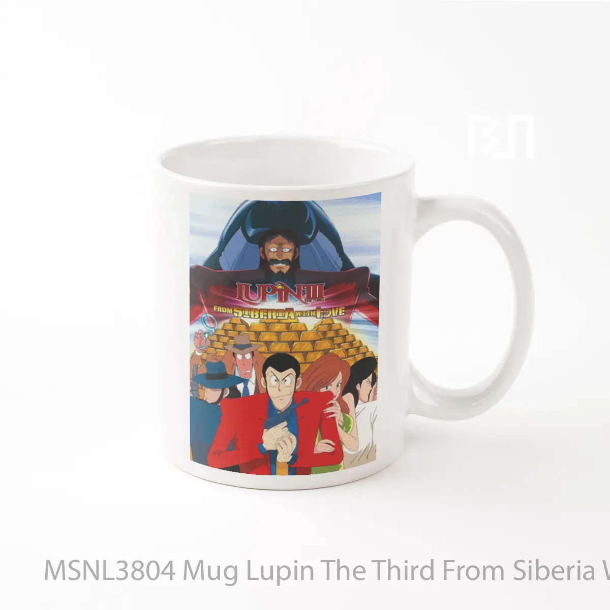 Mug Lupin The Third From Siberia With Love Gelas Keramik Tema Film MSNL3804