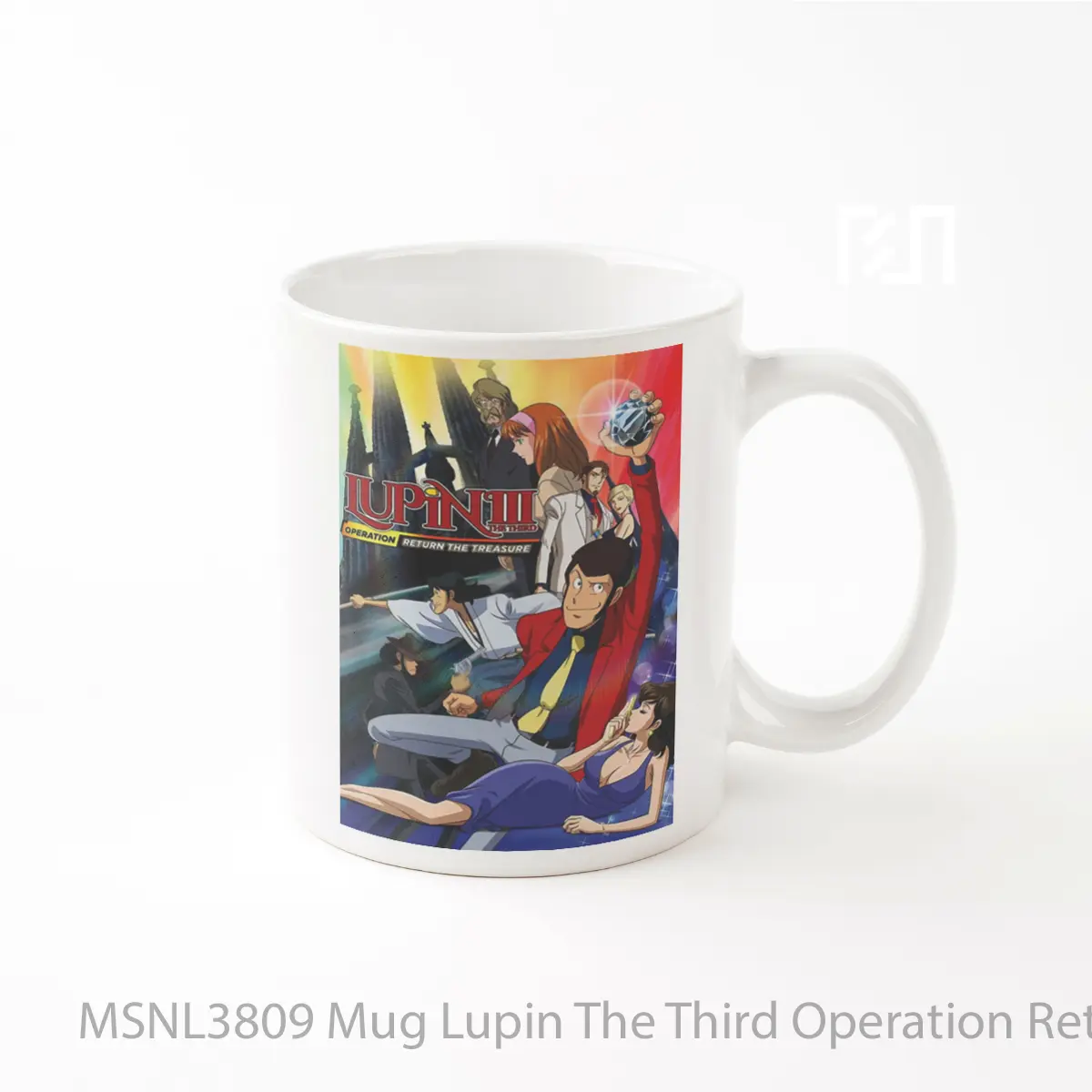 Mug Lupin The Third Operation Return The Treasure Gelas Keramik Tema Film MSNL3809