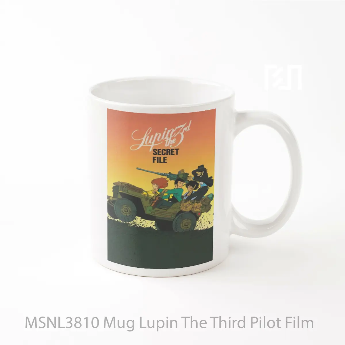 Mug Lupin The Third Pilot Film Gelas Keramik Tema Film MSNL3810