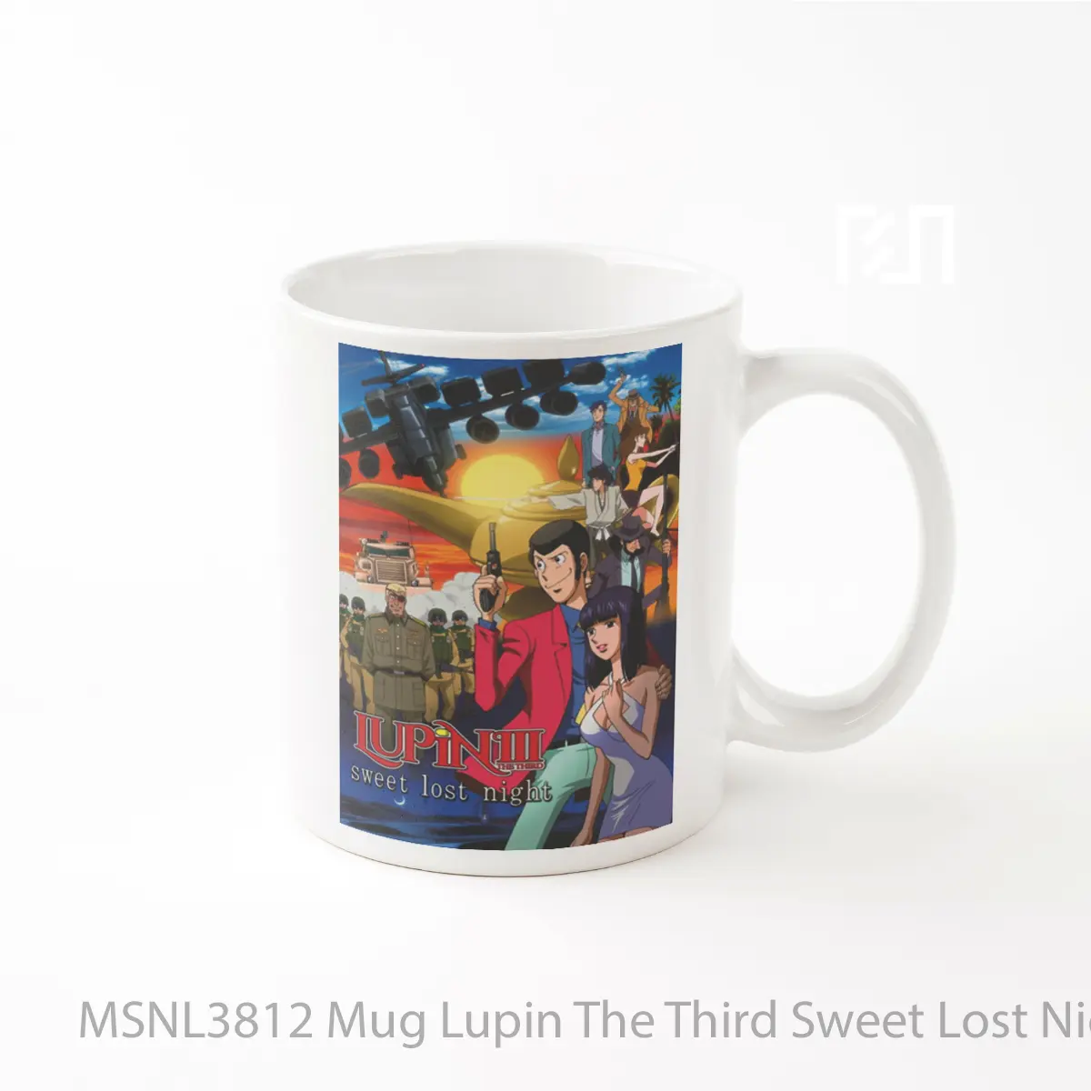 Mug Lupin The Third Sweet Lost Night Gelas Keramik Tema Film MSNL3812