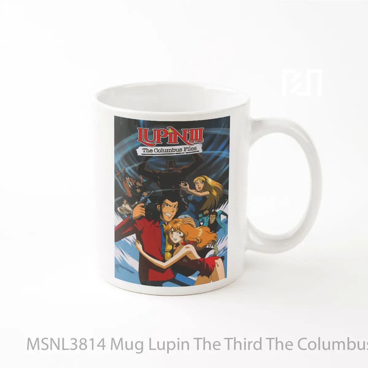 Mug Lupin The Third The Columbus Files Gelas Keramik Tema Film MSNL3814