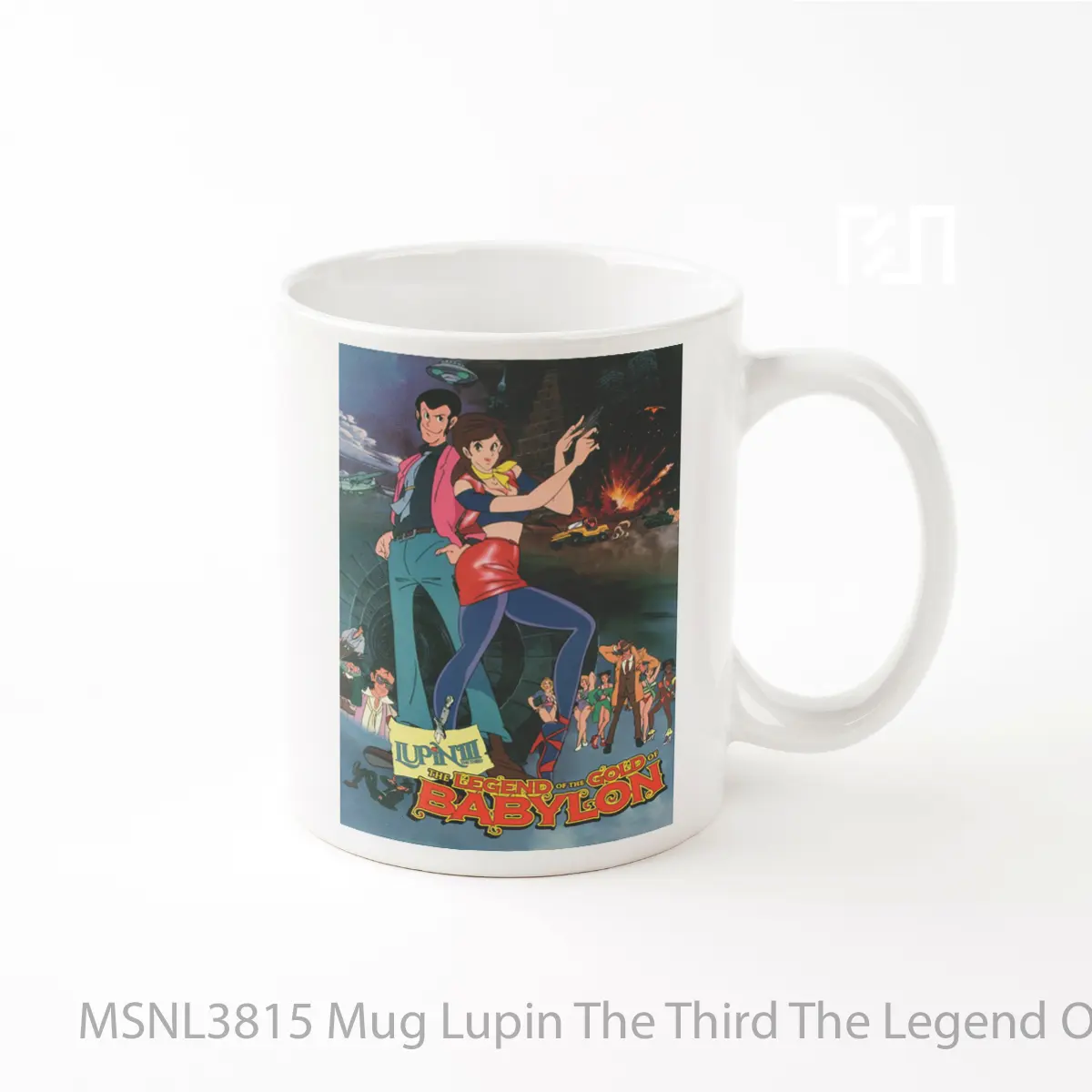 Mug Lupin The Third The Legend Of The Gold Of Babylon Gelas Keramik Tema Film MSNL3815