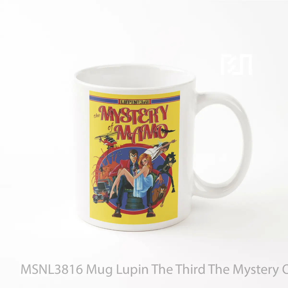 Mug Lupin The Third The Mystery Of Mamo Gelas Keramik Tema Film MSNL3816