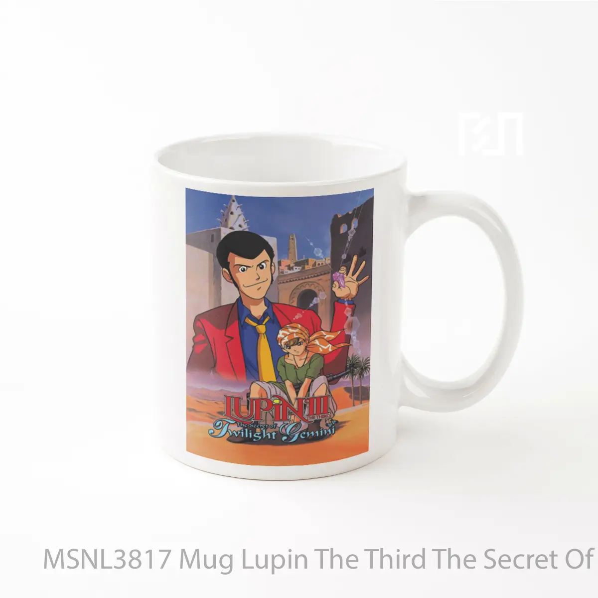 Mug Lupin The Third The Secret Of Twilight Gemini Gelas Keramik Tema Film MSNL3817