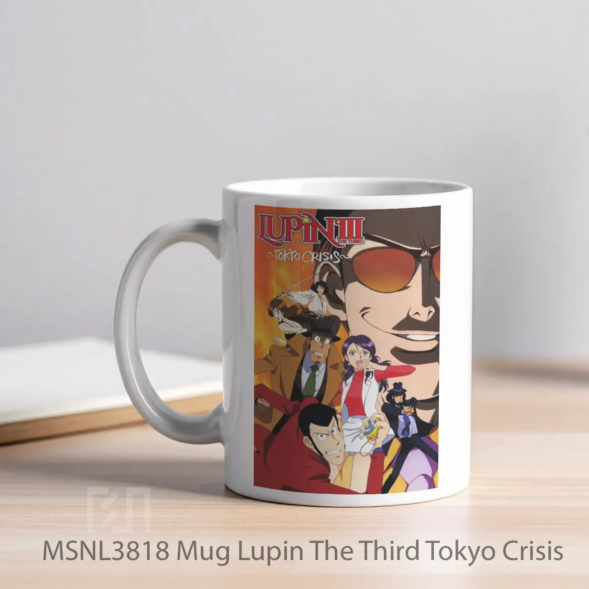 Mug Lupin The Third Tokyo Crisis Gelas Keramik Tema Film MSNL3818 - Tampak Kiri