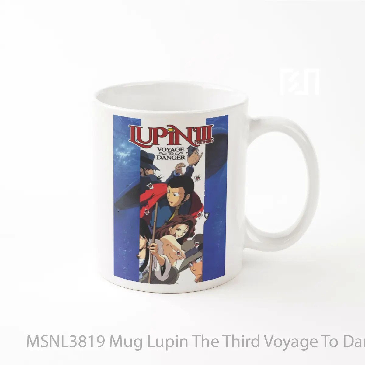Mug Lupin The Third Voyage To Danger Gelas Keramik Tema Film MSNL3819
