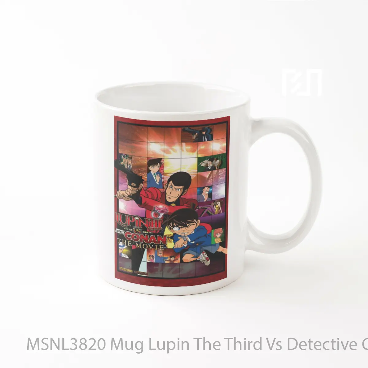 Mug Lupin The Third Vs Detective Conan The Movie Gelas Keramik Tema Film MSNL3820