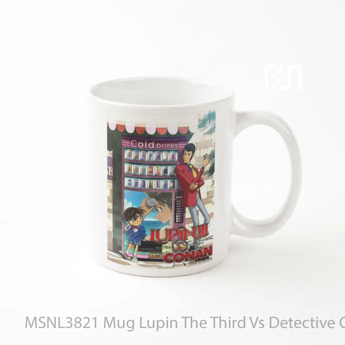 Mug Lupin The Third Vs Detective Conan Gelas Keramik Tema Film MSNL3821
