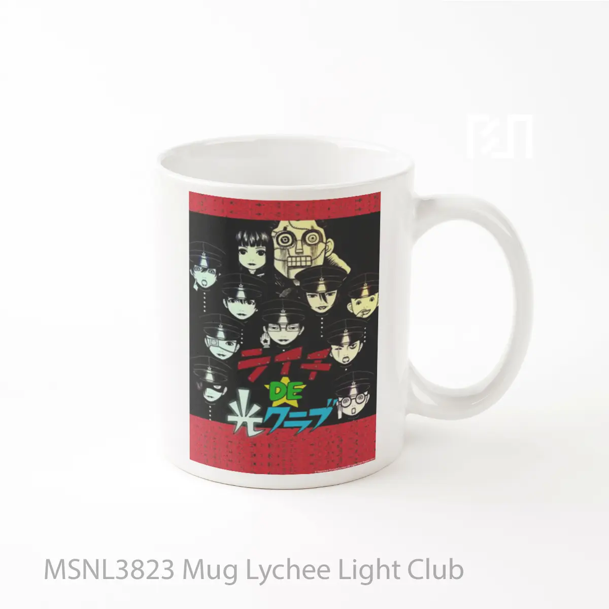 Mug Lychee Light Club Gelas Keramik Tema Film MSNL3823