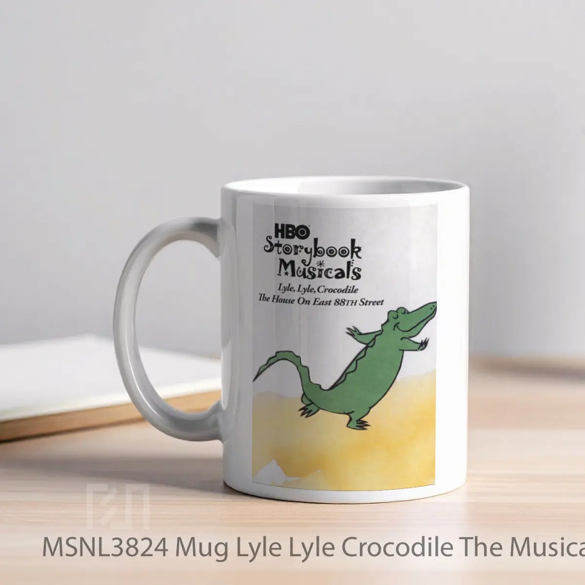 Mug Lyle Lyle Crocodile The Musical The House On East 88th Street Gelas Keramik Tema Film MSNL3824 - Tampak Kiri