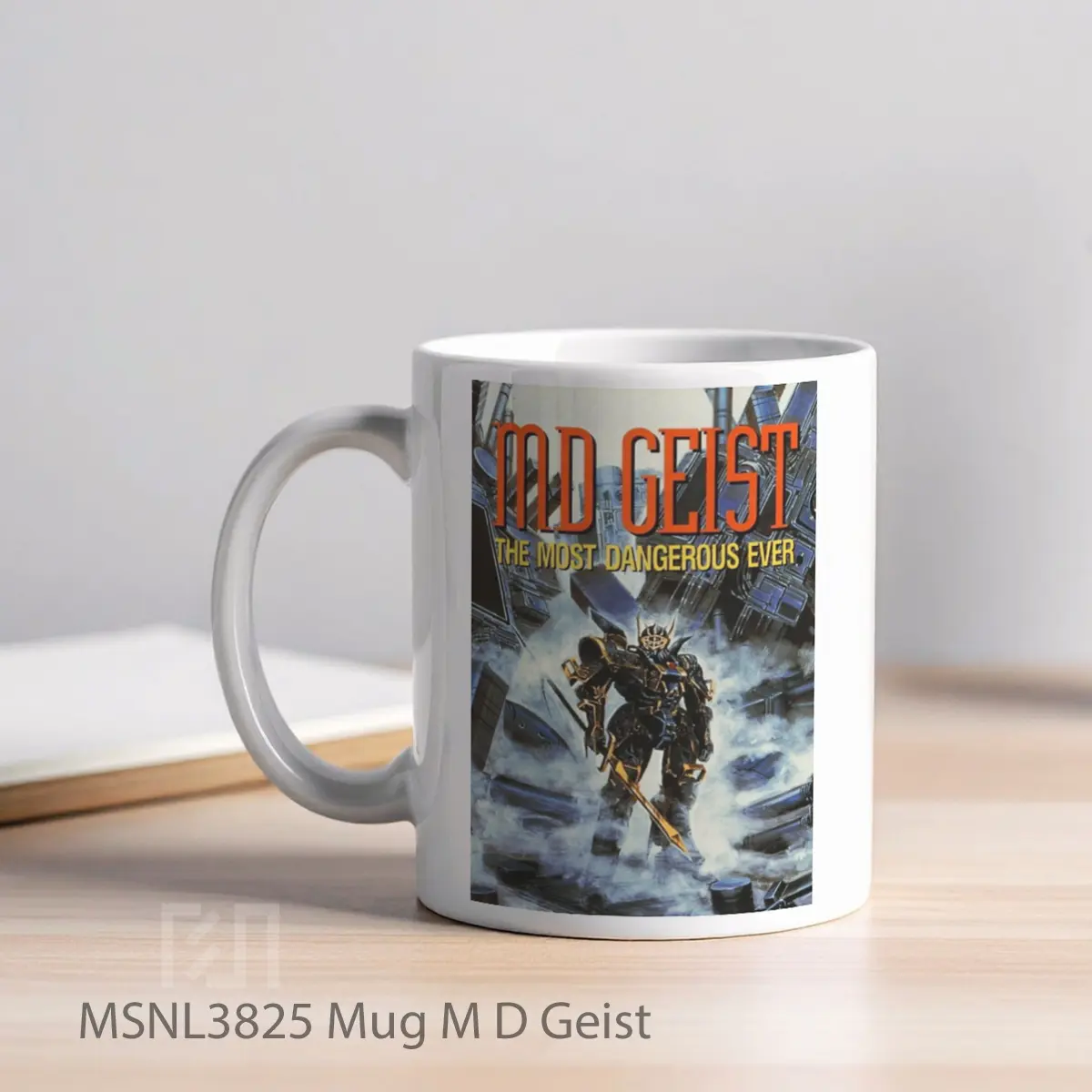 Mug M D Geist Gelas Keramik Tema Film MSNL3825 - Tampak Kiri
