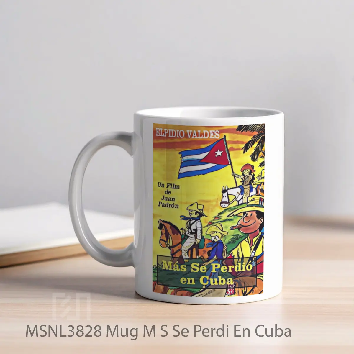 Mug M S Se Perdi En Cuba Gelas Keramik Tema Film MSNL3828 - Tampak Kiri