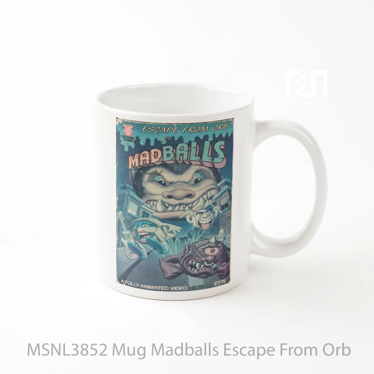 Mug Madballs Escape From Orb Gelas Keramik Tema Film MSNL3852