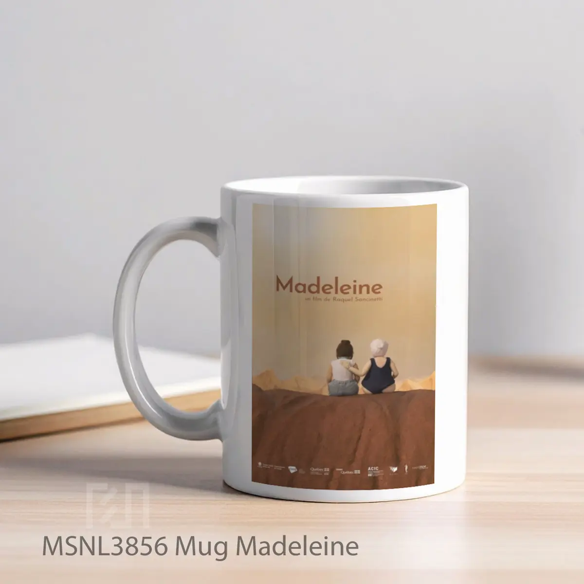 Mug Madeleine Gelas Keramik Tema Film MSNL3856 - Tampak Kiri
