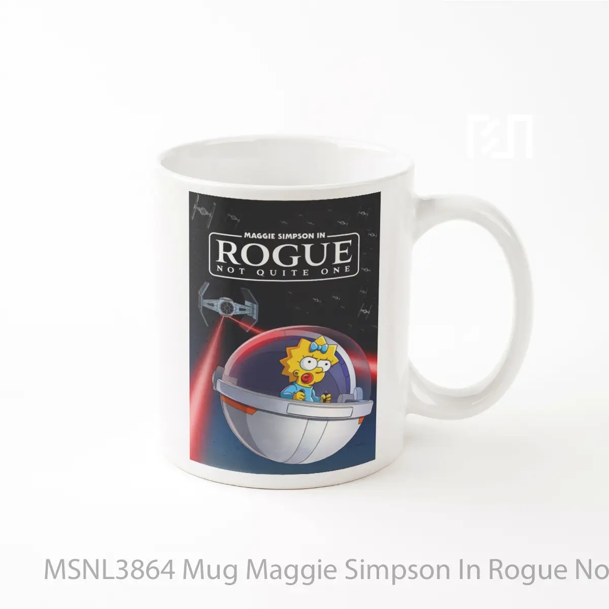 Mug Maggie Simpson In Rogue Not Quite One Gelas Keramik Tema Film MSNL3864