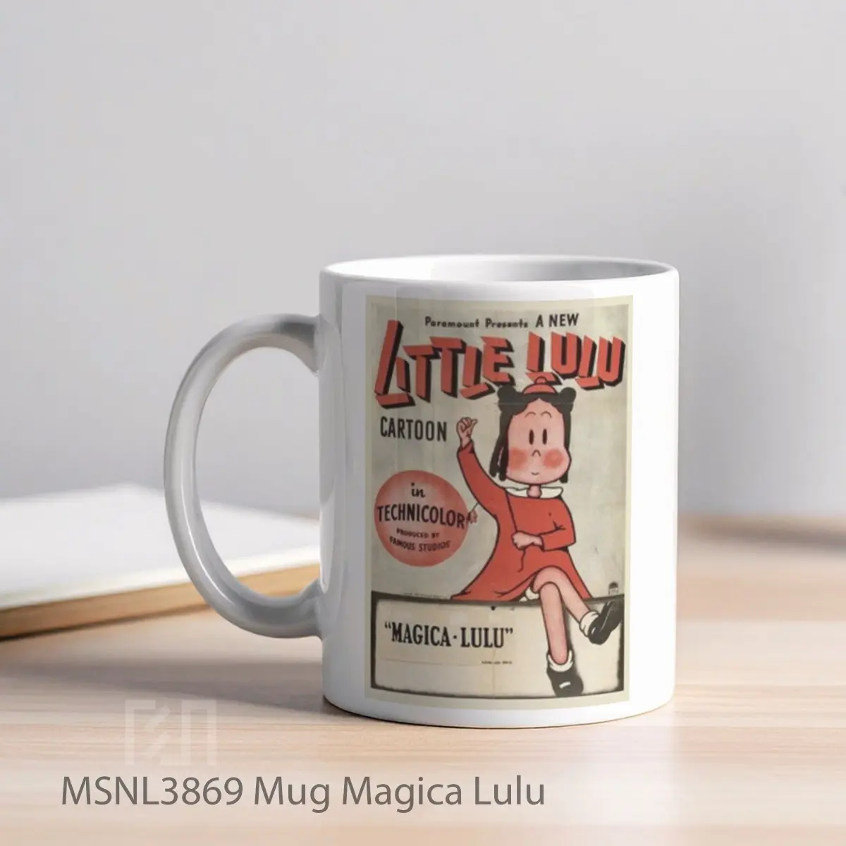 Mug Magica Lulu Gelas Keramik Tema Film MSNL3869 - Tampak Kiri