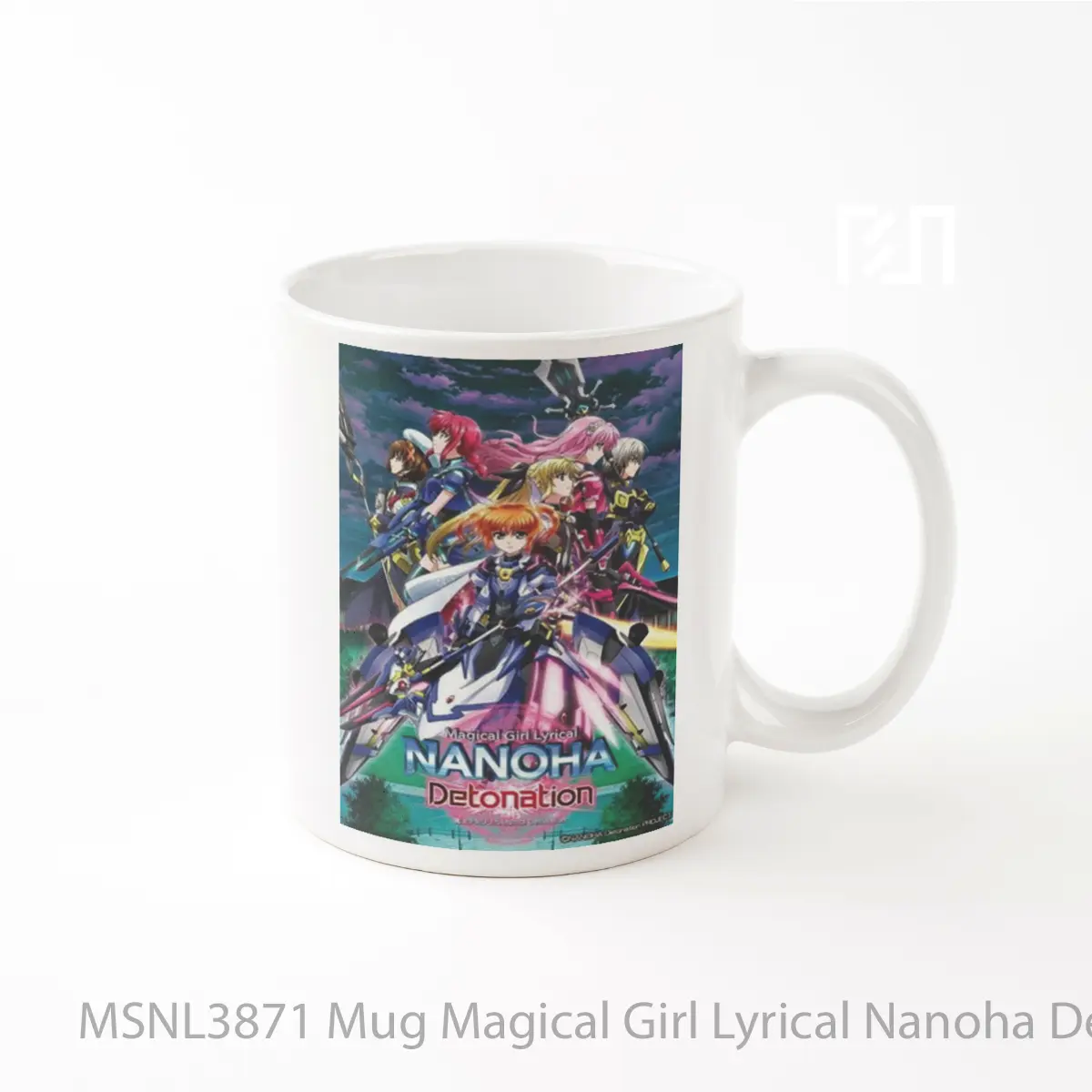 Mug Magical Girl Lyrical Nanoha Detonation Gelas Keramik Tema Film MSNL3871