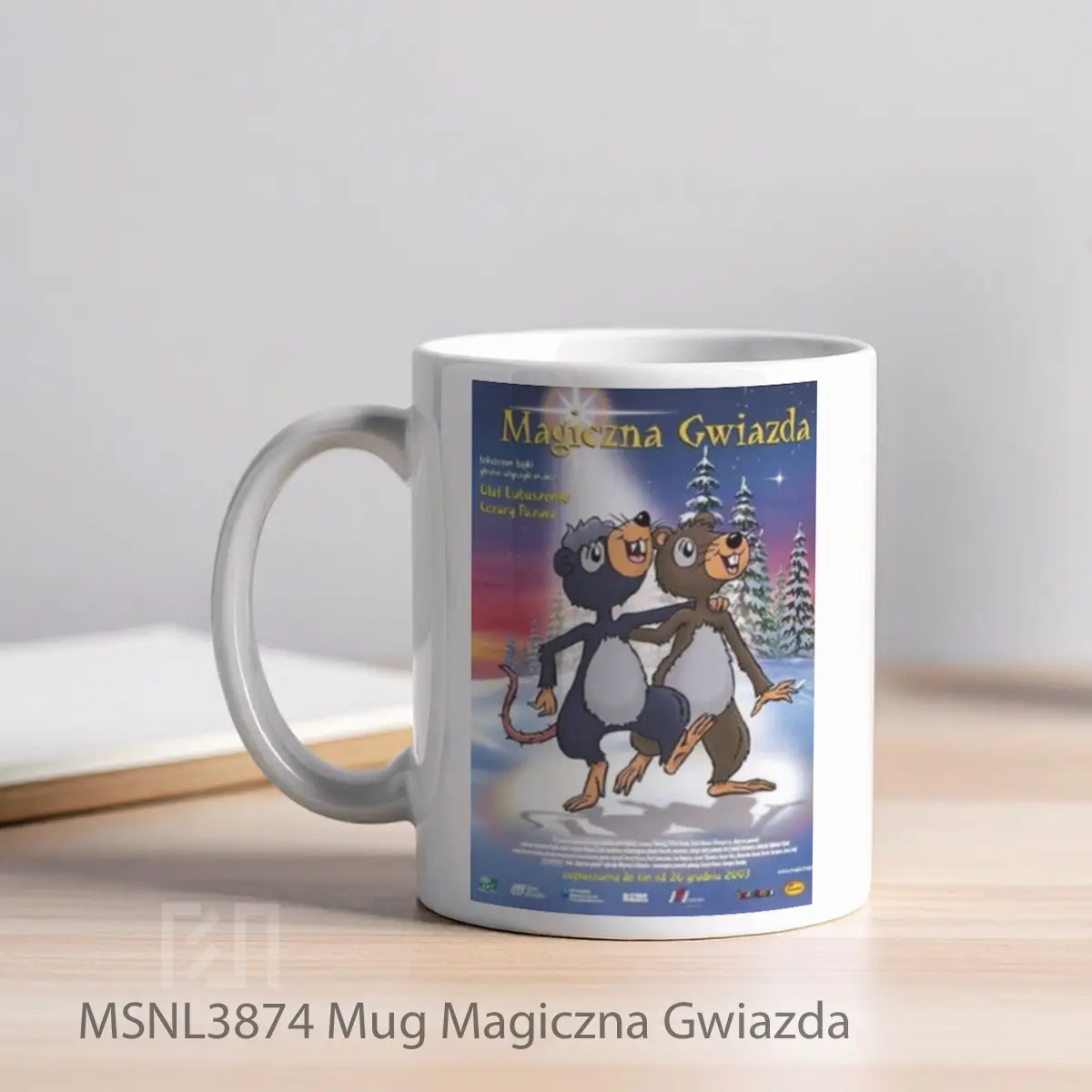 Mug Magiczna Gwiazda Gelas Keramik Tema Film MSNL3874 - Tampak Kiri