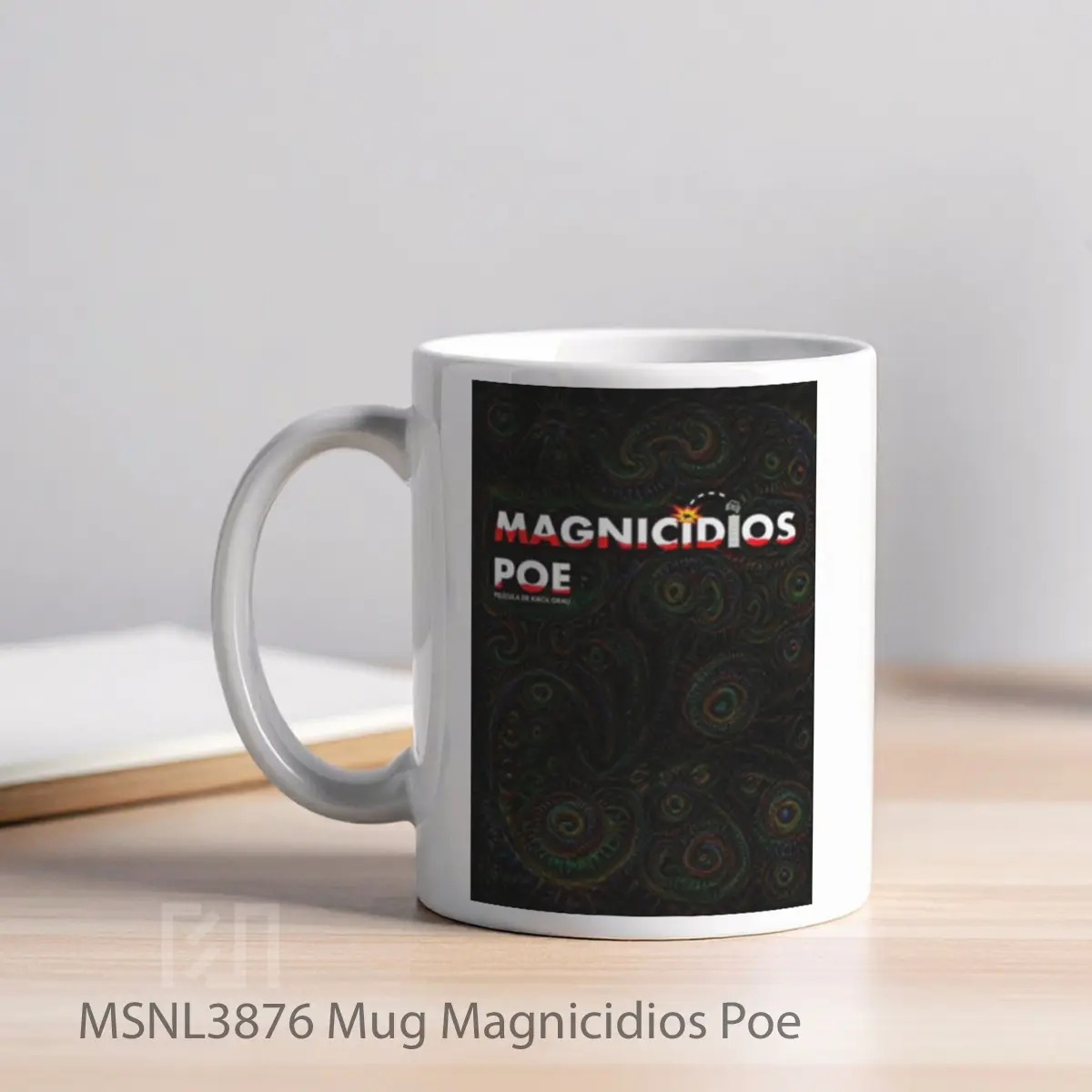 Mug Magnicidios Poe Gelas Keramik Tema Film MSNL3876 - Tampak Kiri