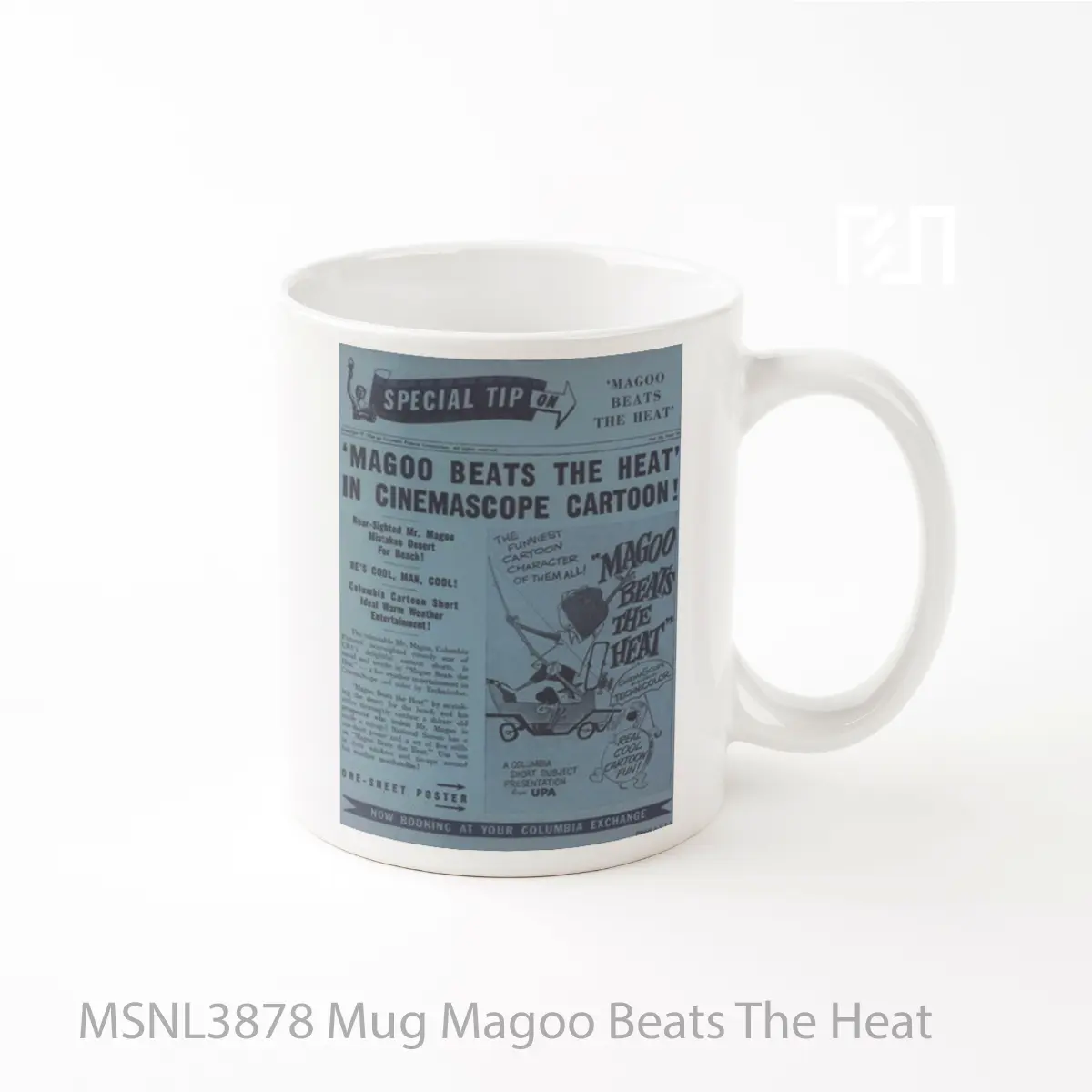 Mug Magoo Beats The Heat Gelas Keramik Tema Film MSNL3878